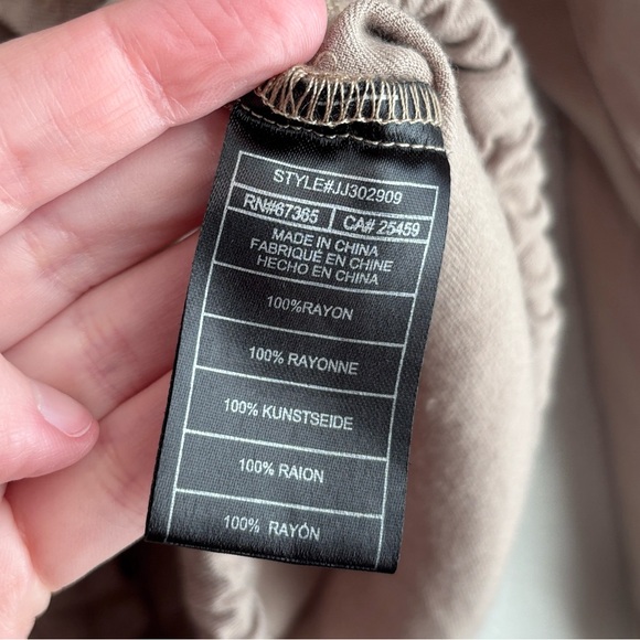 Jack by BB Dakota Utility Hoodie Cropped Jacket Brown Tan Small - Picture 4 of 5